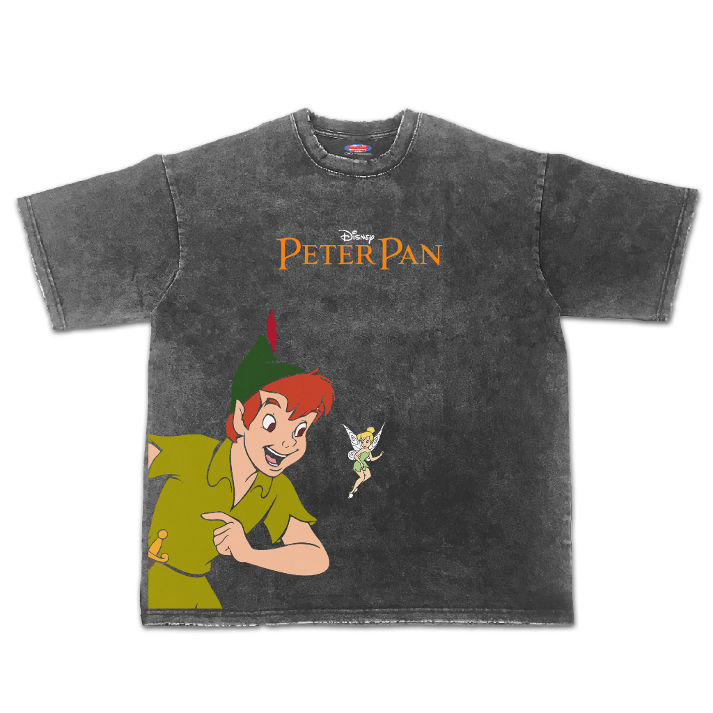 Kaos Peterpan Disney Oversize Stone Wash