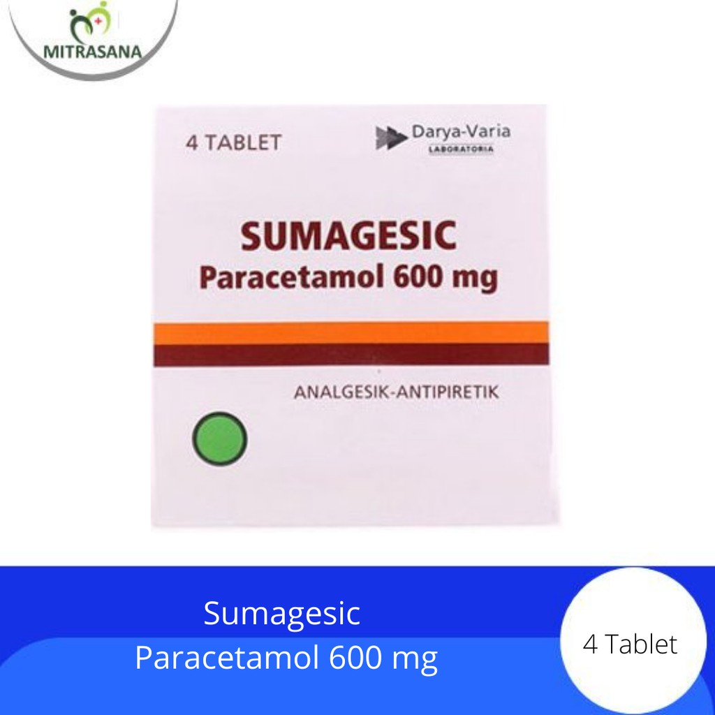 SUMAGESIC PARACETAMOL 600MG