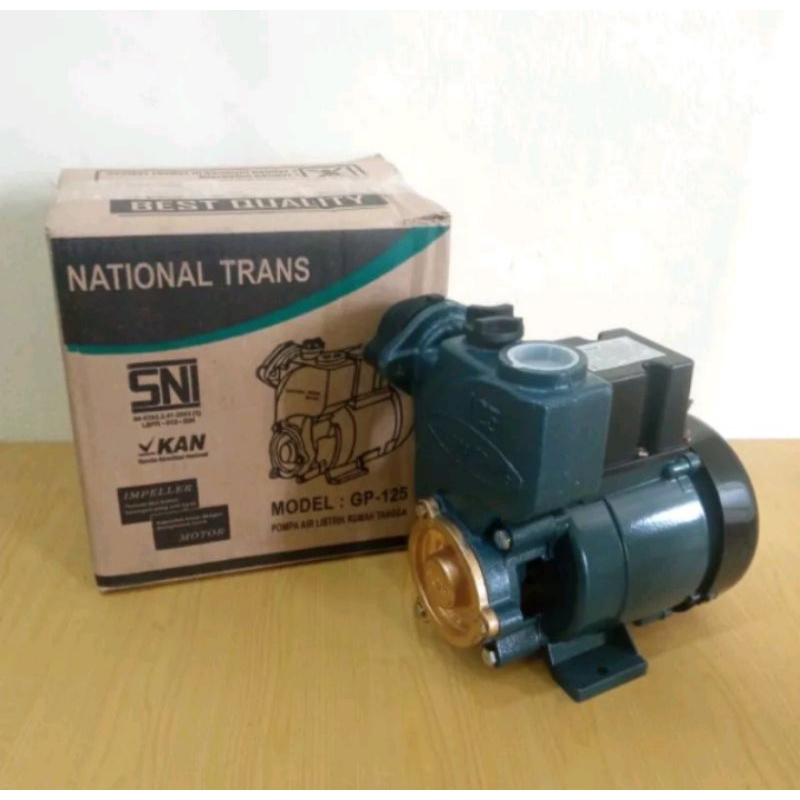 Termurah  Mesin Pompa Air Nasional Trans GP-125(125 Watt) SANYO SNI KING EFOS AQUA