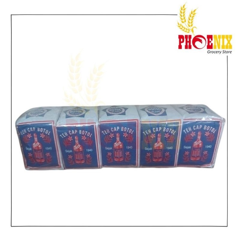 

Teh Cap Botol Hijau & Biru 10 bungkus @40 gr