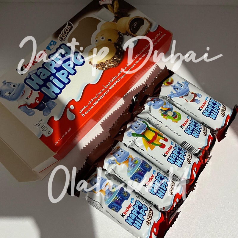 

SALE!!! Oleh-oleh Haji Kinder Happy Hippo isi 5 Import From Dubai + BONUS