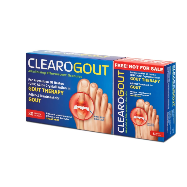 Clearogout Alkanising Effervescent Granules 30s