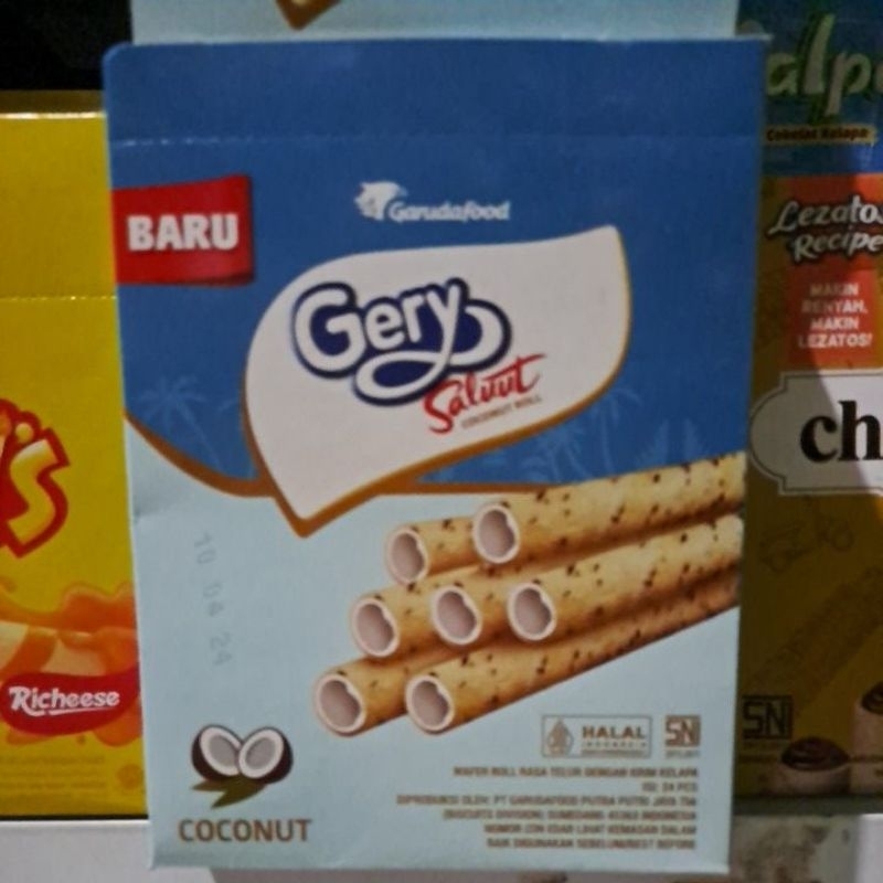 

Gery Saluut Coconut Roll 7gr×24 pc