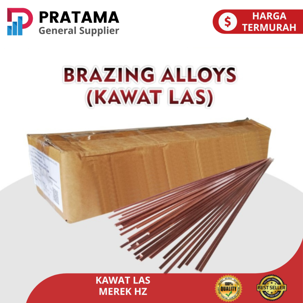 Kawat Las Perak Merek HZ Brazing Alloys 1 dus isi 710pcs | surabaya
