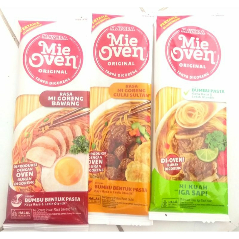 

MIE OVEN 70GR MIE TIDAK DIGORENG