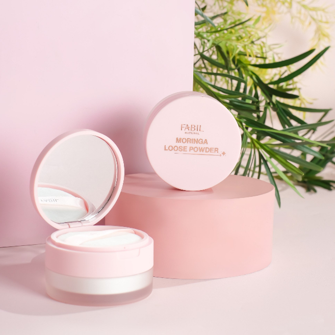 Fabil Moringa Loose Powder  - Bedak Natural Bedak Powder Moringa