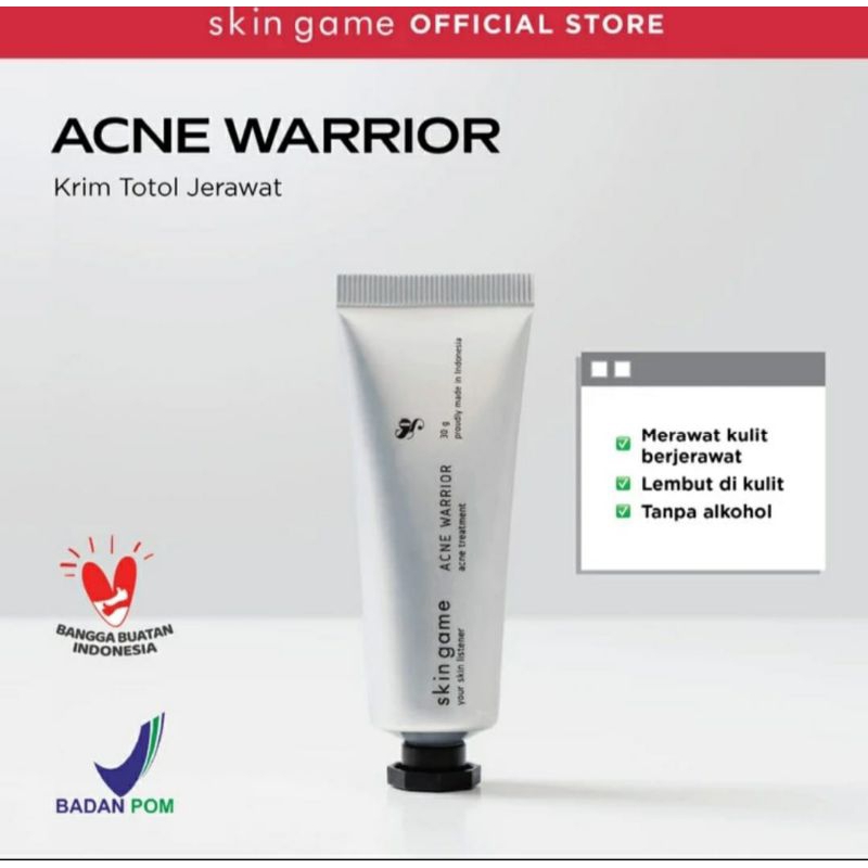 SKIN GAME Acne Warrior Full Size 30gr