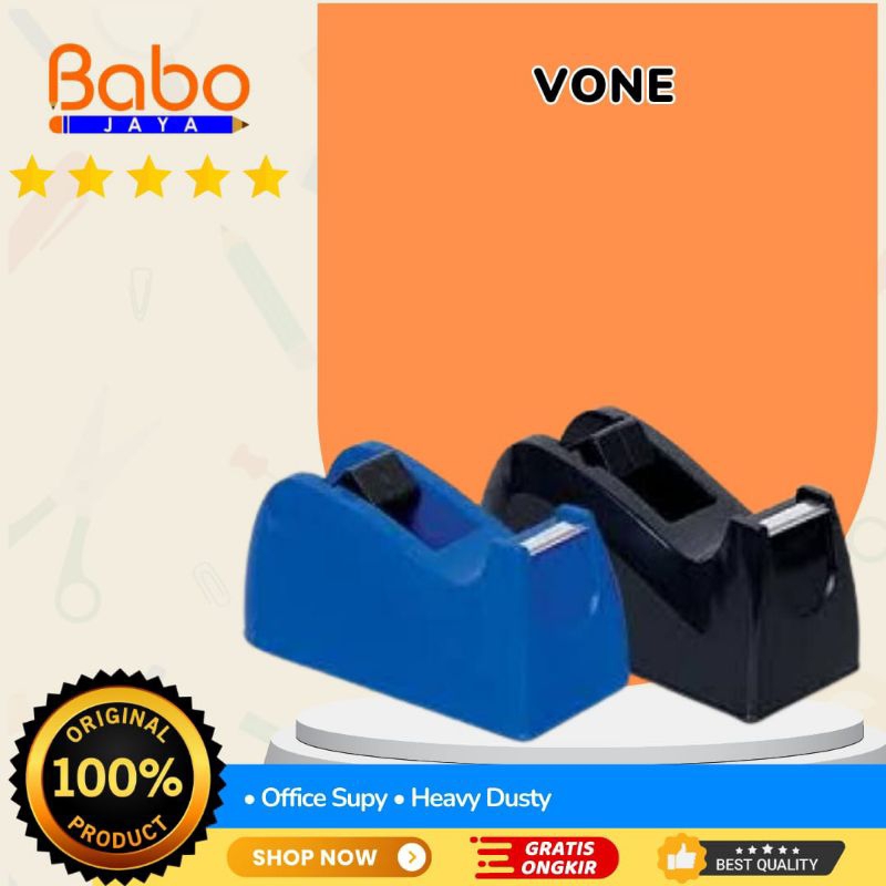 

BABO JAYA Tape Dispenser , Tape Cutter V-one Besar , Alat Pemotong Isolasi Yang Terbuat Dari Bahan Berkualitas