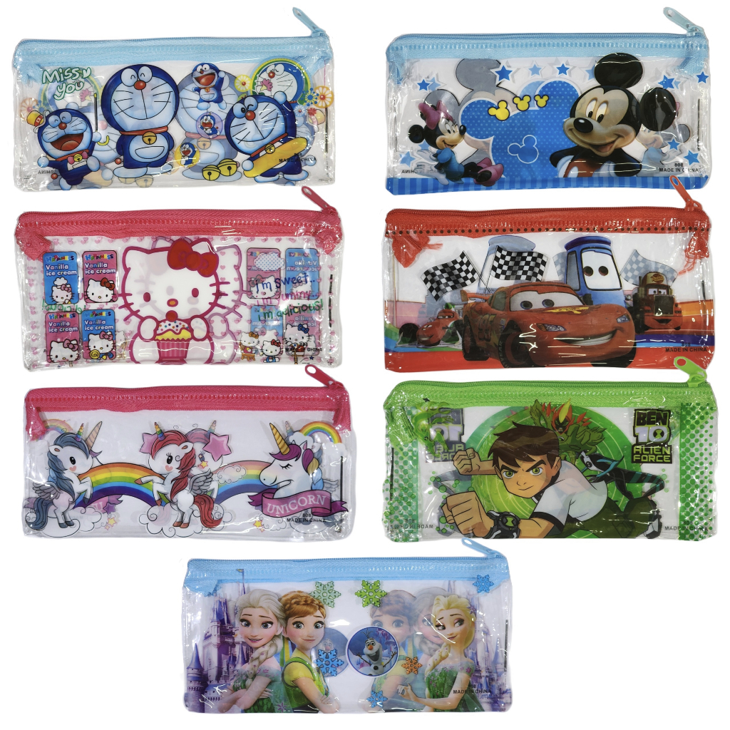 

Pencil Case No.808 Soft Resleting ( Motif Karakter Fancy )