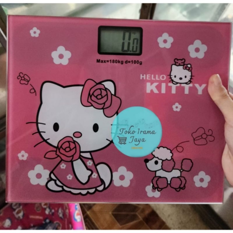 Timbangan Digital Badan Hello Kitty/timbangan berat badan/timbangan mengukur berat badan