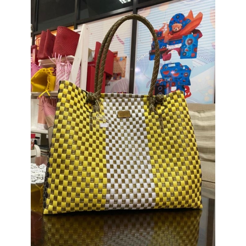 Tas Anyaman Jally - Peony (Ukuran XL) - Tas Wanita