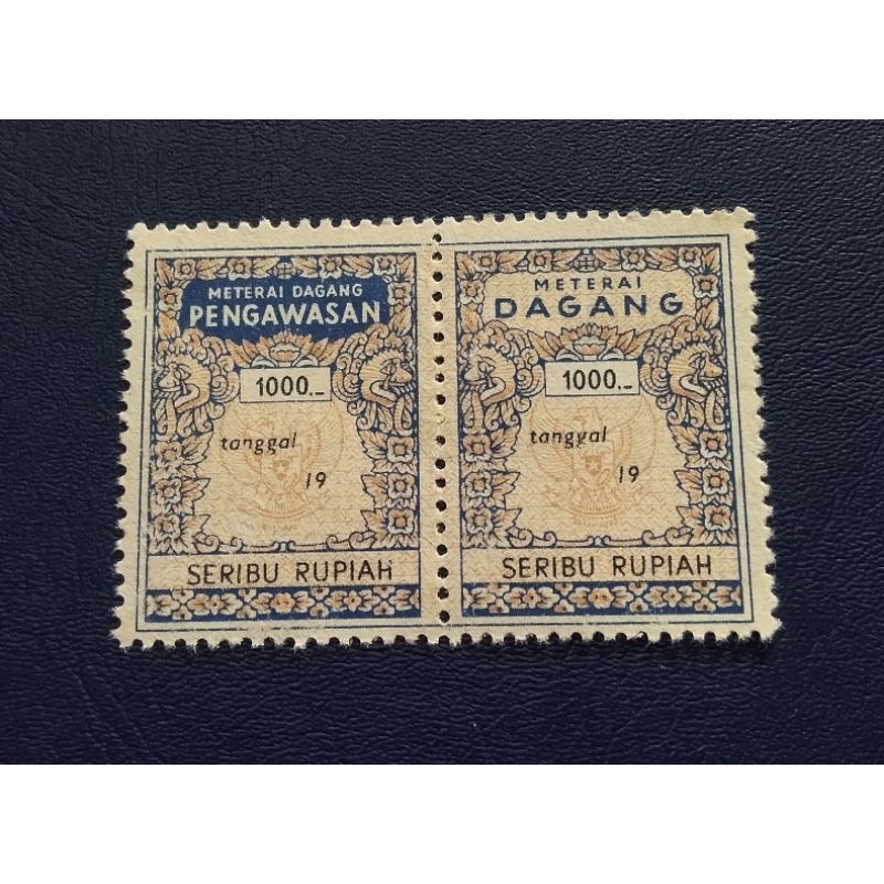 

Matrai Lawas Original Sepasang Dagang & Pengawasan 1000 Rupiah B2 (2 Keping)