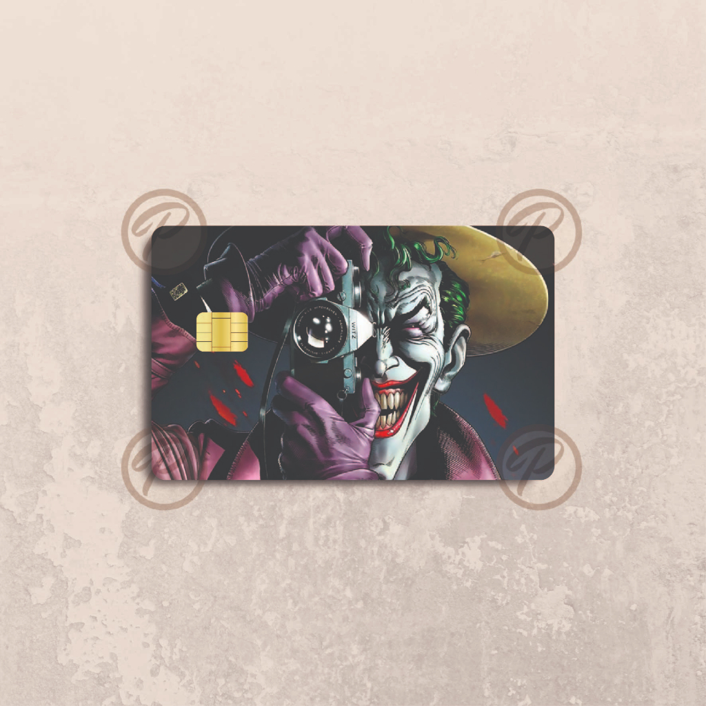 

MO6 - JOKER CARTOON - Card Cover Skin Sticker - PLIATA Stiker Kartu ATM, E-Money, E-Toll