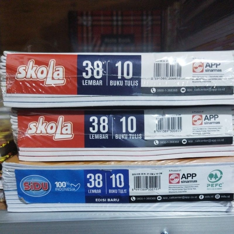 

Buku Tulis SIDU dan Skola