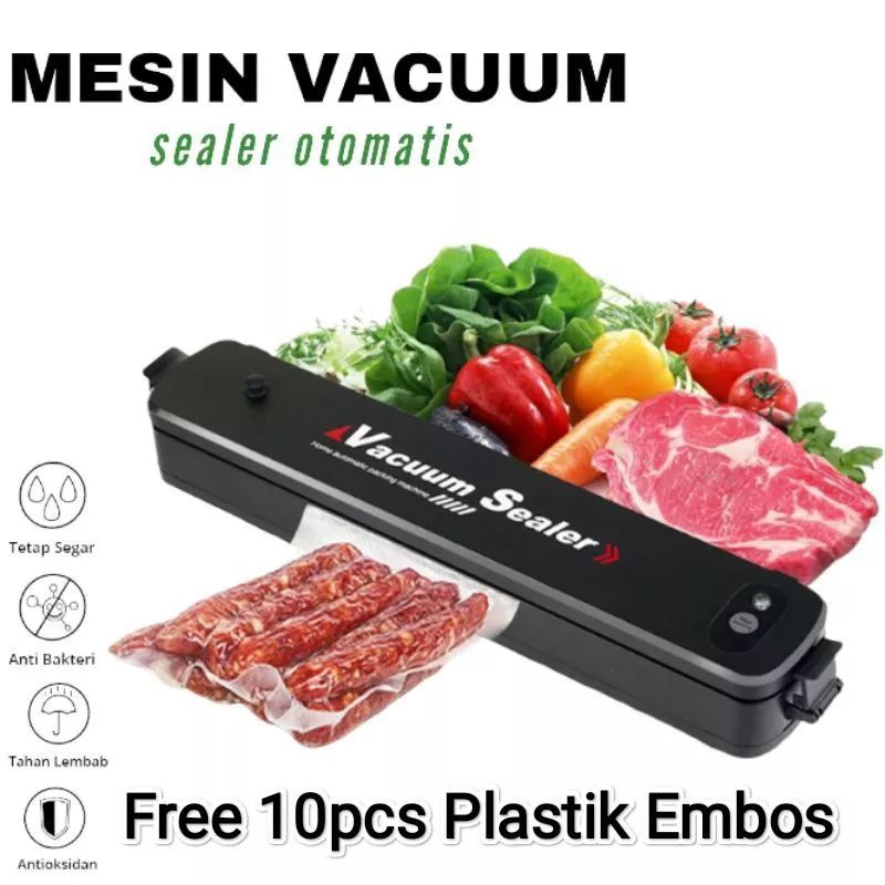 Makassar Free Plastik Vacum Sealer Cocok Untuk Makanan Kering l Murah