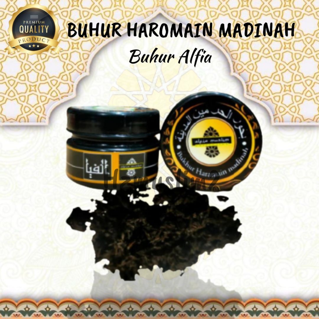 Buhur Haromain Madinah Serbuk Bukhur Buhur Alfia Pengharum Ruangan Aroma Terapi