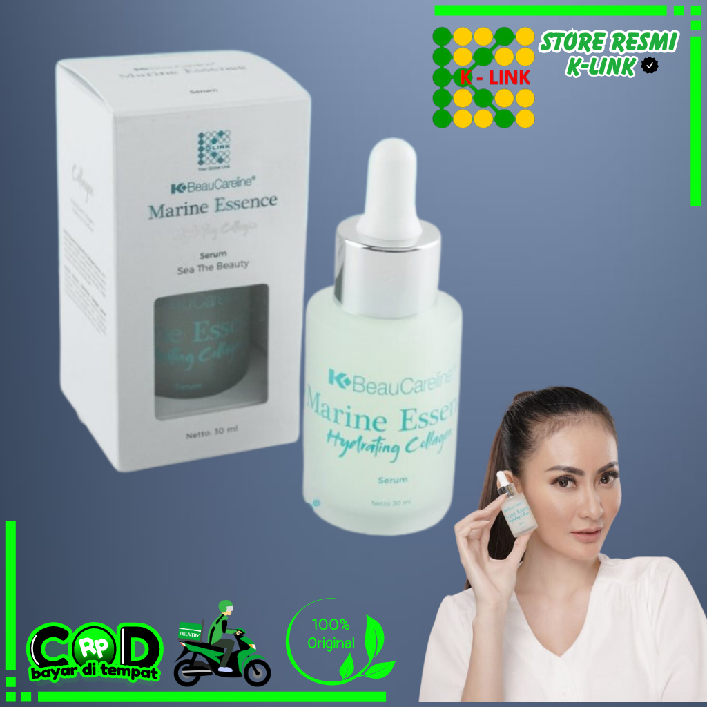 K- BEAUCARELINE MARINE ESSENCE SERUM WAJAH 𝟏𝟎𝟎% 𝐎𝐑𝐈𝐆𝐈𝐍𝐀𝐋 𝐊-𝐋𝐈𝐍𝐊