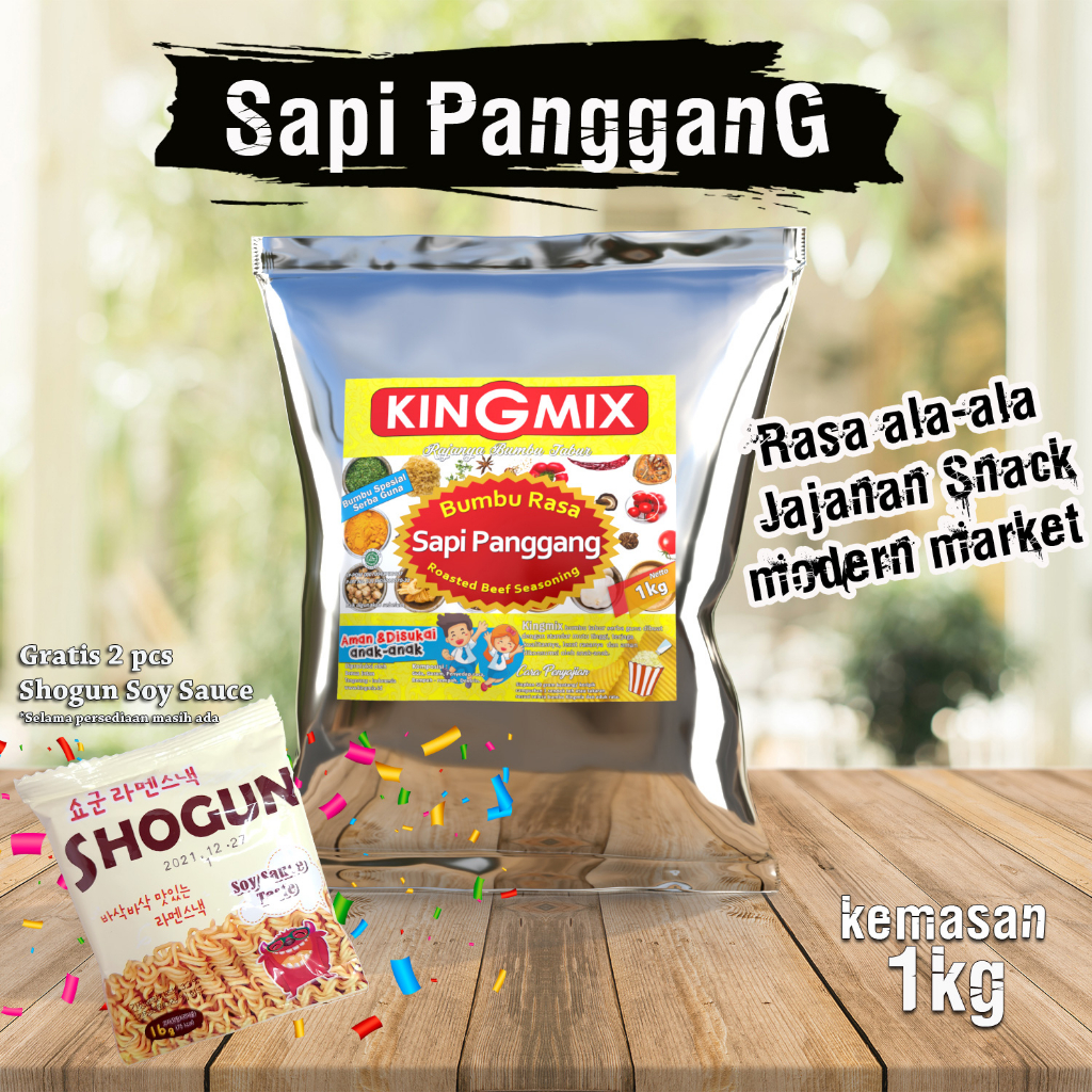 

Bumbu Tabur Rasa Sapi Panggang KING MIX 1 KG PREMIUM