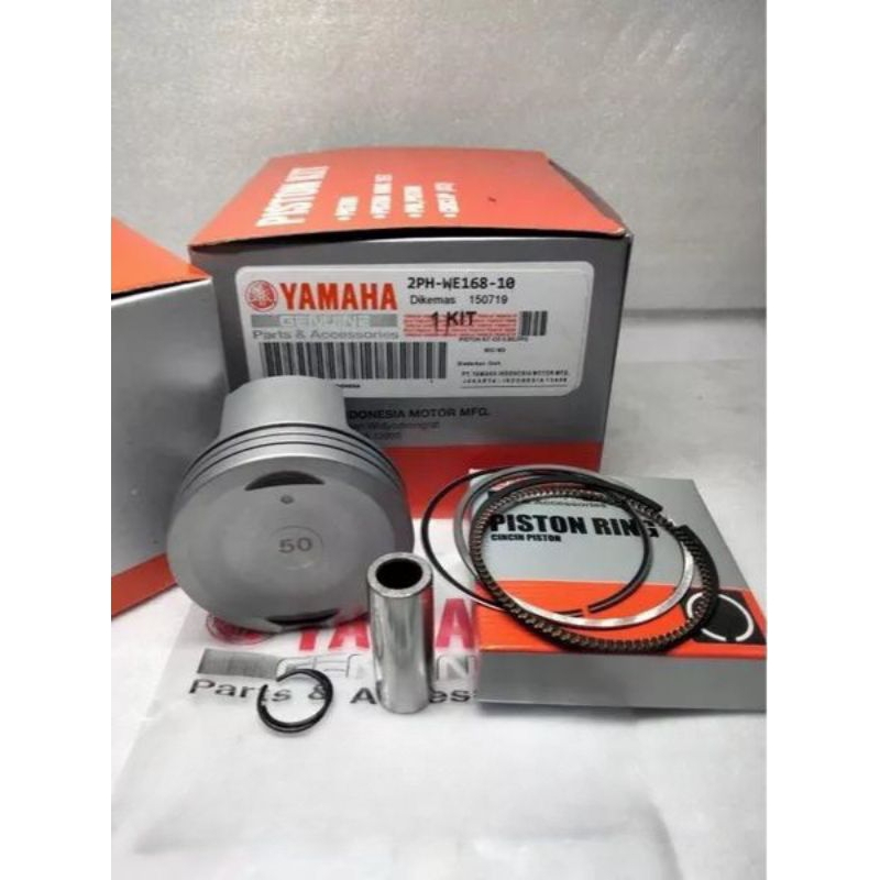 PISTON KIT RING SEHER OS (50/25/STD) YAMAHA MIO M3 125/ MIO SOUL GT 125(2PH-WE160-20)