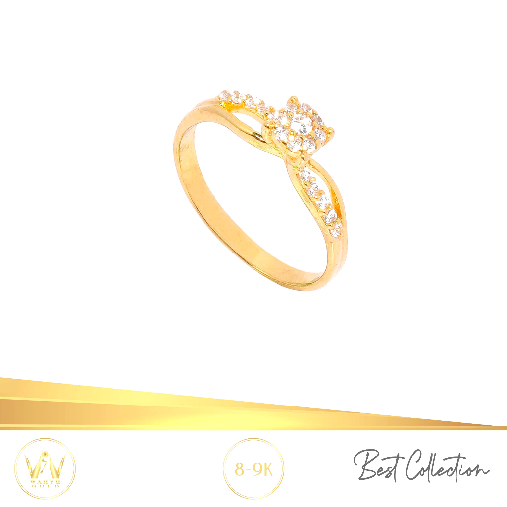 CINCIN EMAS MAS 8K PERHIASAN AKSESORIS WANITA EMAS WAHYU REDJO CC
