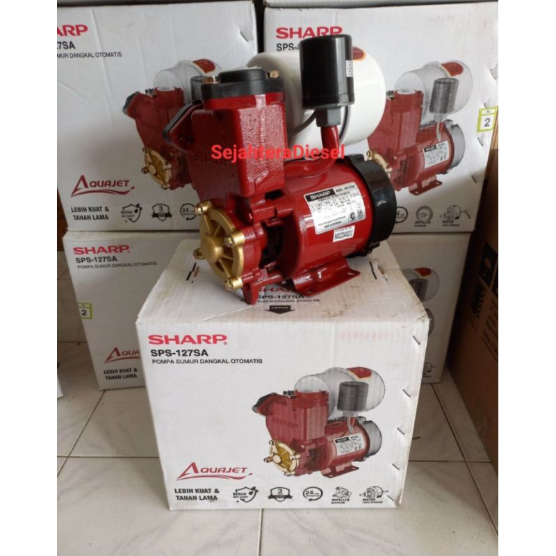 Pompa Air sSmur Dangkal Sharp SPS-127A(otomatis)Pompa sharp 125 otomatis