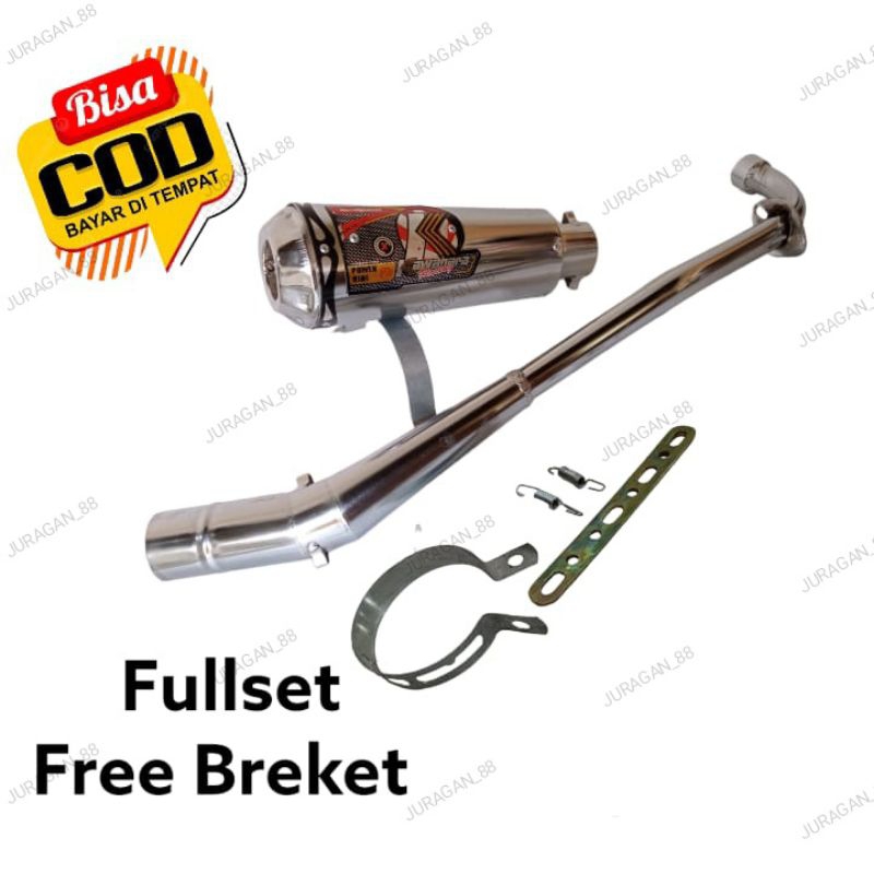 Knalpot KAWAHARA Motor Supra X, Supra Fit, Kharisma, Revo, Jupiter, Vega, Smash, Shogun.