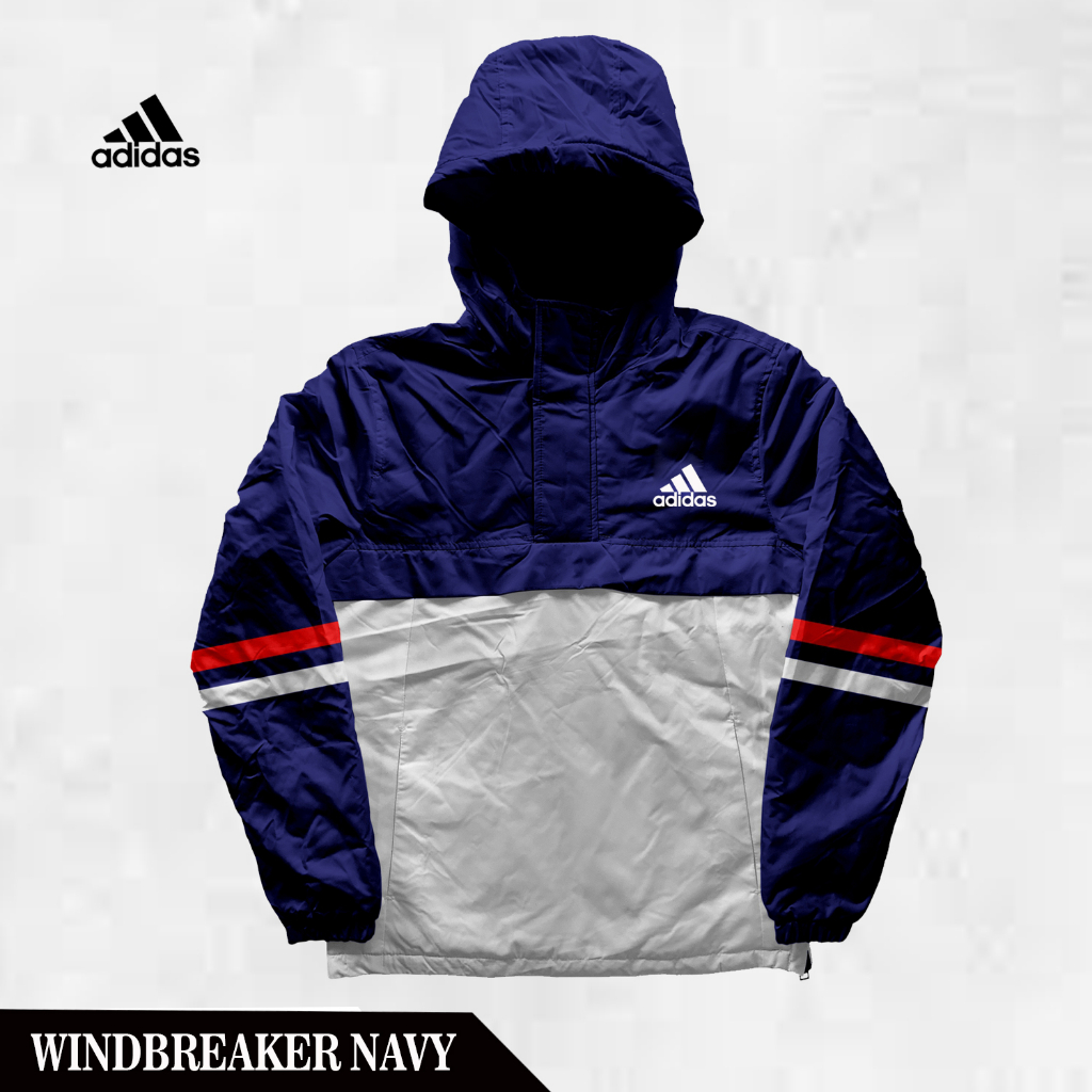 Jaket Windbreaker Taslan Anti Air Premium Ready 4 warna size S M L XL XXL 3XL 4XL 5XL /  Jaket Paras