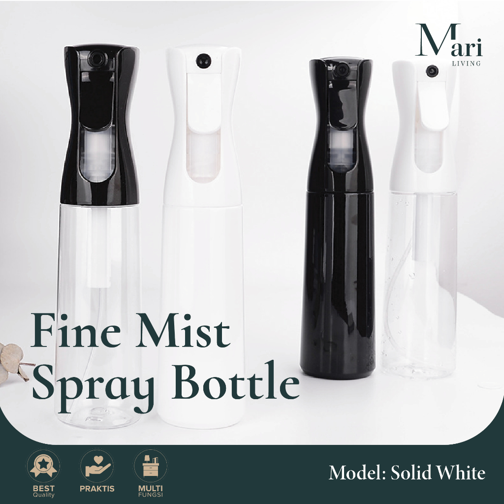 Botol Spray Barbershop Premium, Fine Mist Spray, Embun Halus, Otomatis