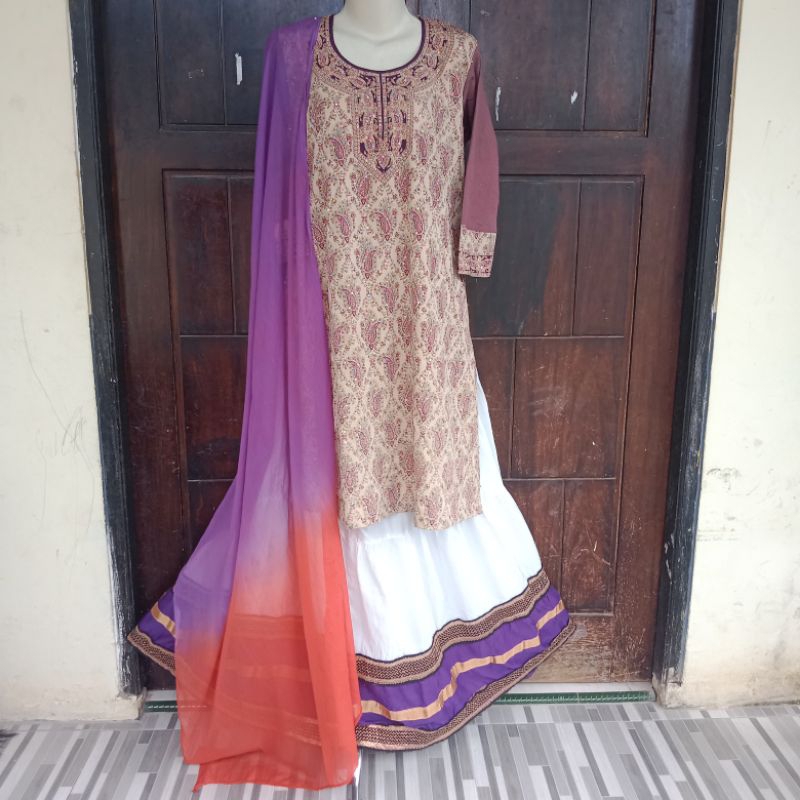 Dress/Baju kurti india set rok PreLoved