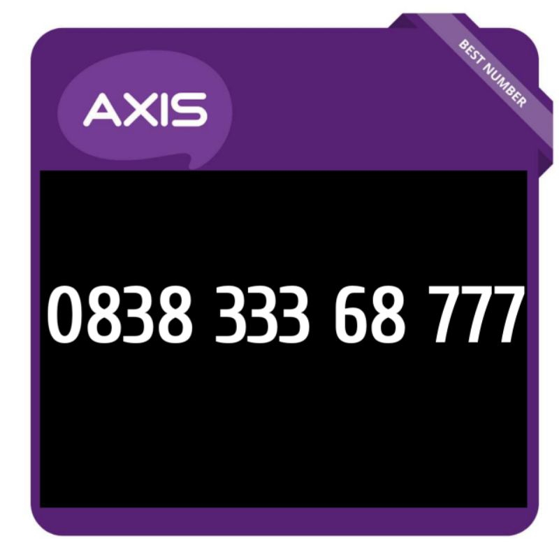 Nomor Cantik Axis Double Triple 333 777