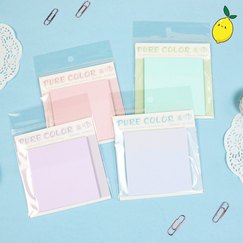 

Sticky Notes Transparan Pure Color Transparent PET Sticky Notes