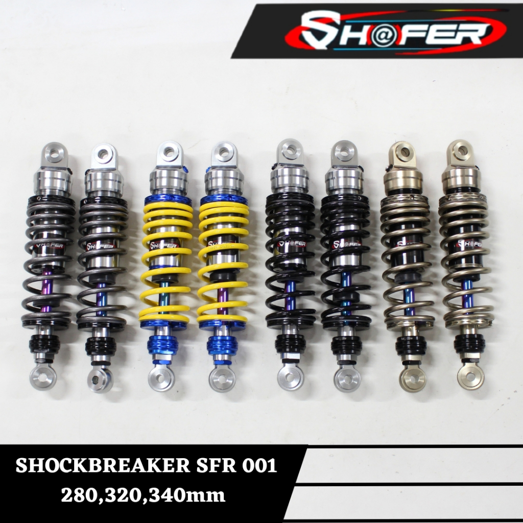 Shockbreaker Non Tabung Shock Belakang Shafer Shock Matic Bebek Uk 280 320 340mm Universal