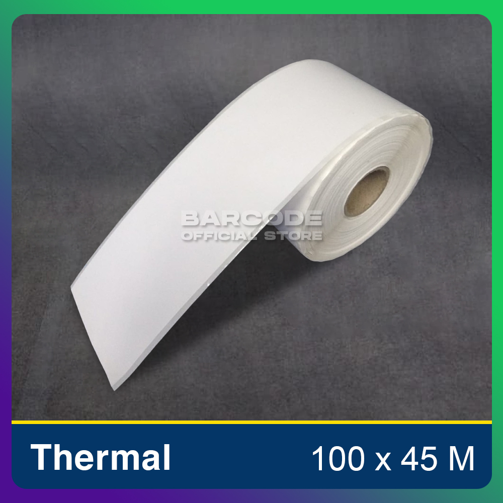 

Label Stiker Termal 100x45m / 100 x 45 / 100x45 m Continuous (1 Slop)