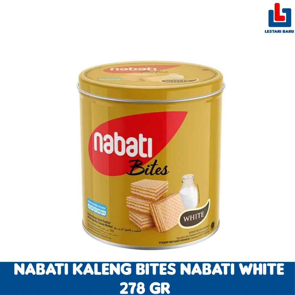 Nabati Kaleng Bites Nabati White 278 gr Edisi Lebaran