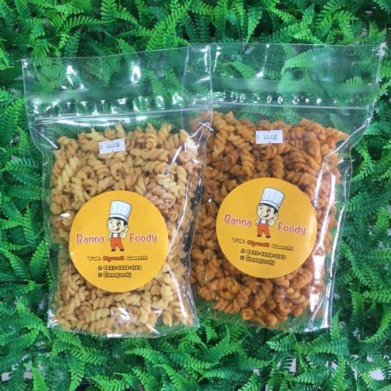 

MAKARONI SPIRAL ISI 250 GRAM | Banna Foody | Snack Viral