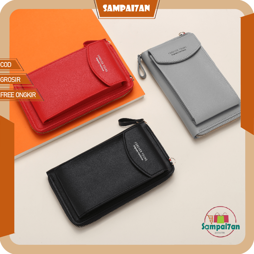 Tas Selempang Wanita Dompet Pocket Tempat Hp Motif Cantik Tas Wanita Kekinian Murah Import T227