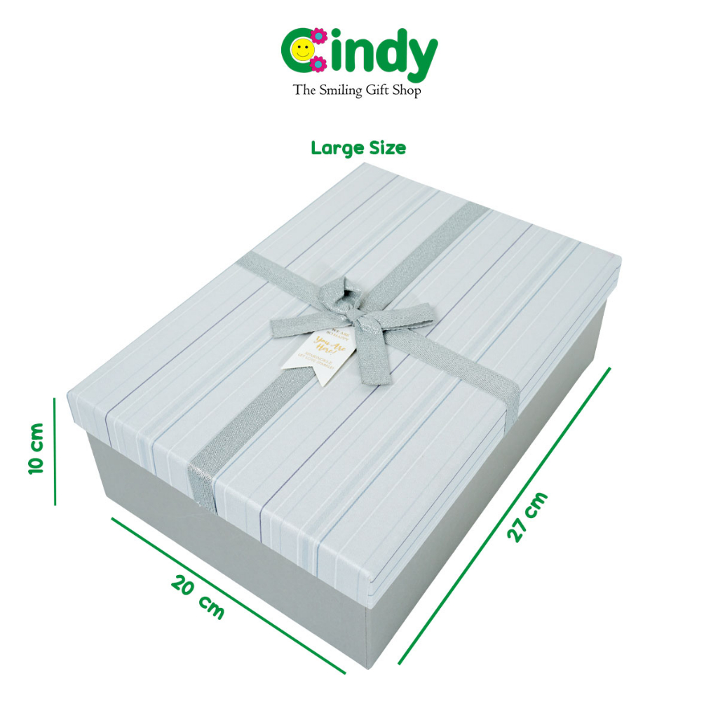 

CINDY Kotak Kado Dengan Pita - Gift Box - CFB0946/0945/0944