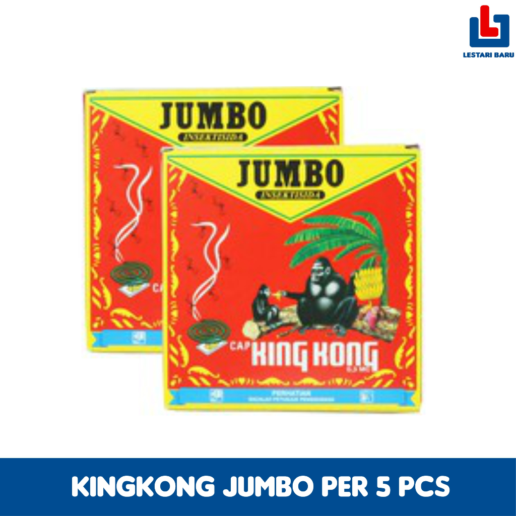 Obat Nyamuk Bakar Cap Kingkong Jumbo 5 Pcs