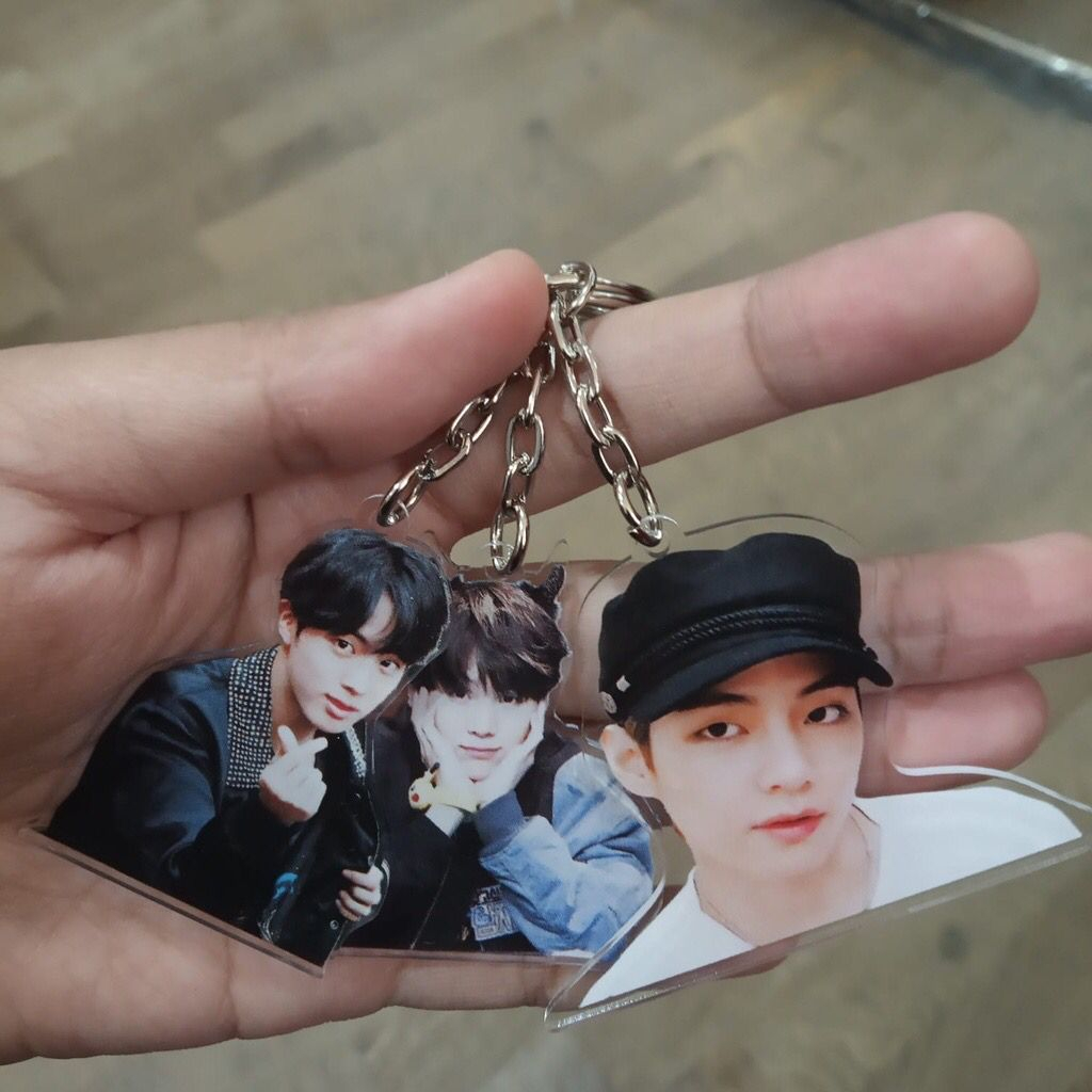 Custom Gantungan Kunci Akrilik Keychain Acrylic / Ganci UV PRINT / Gantungan Kunci Custom Keychain /
