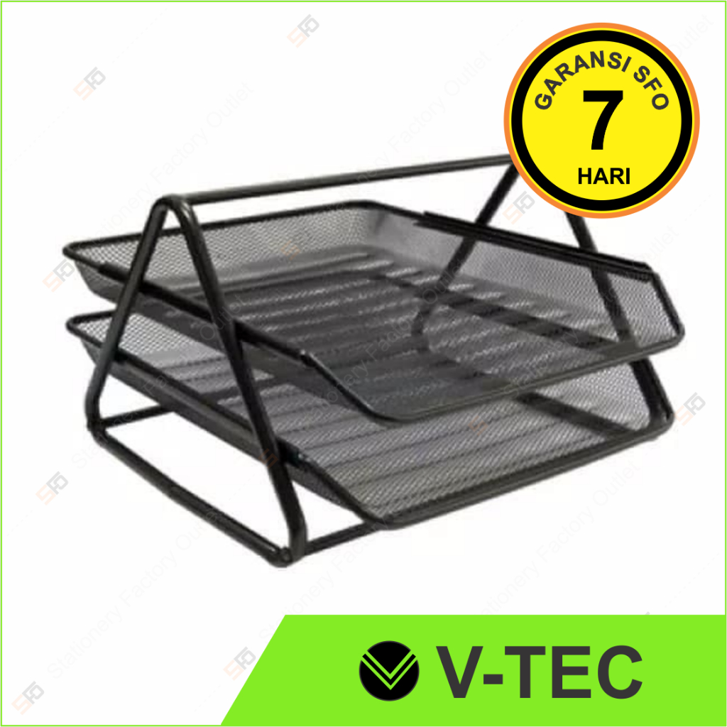 

Document Tray V-tec 2 Susun- Latter Organizer Vtec VT-BS.02JR - Bak Surat