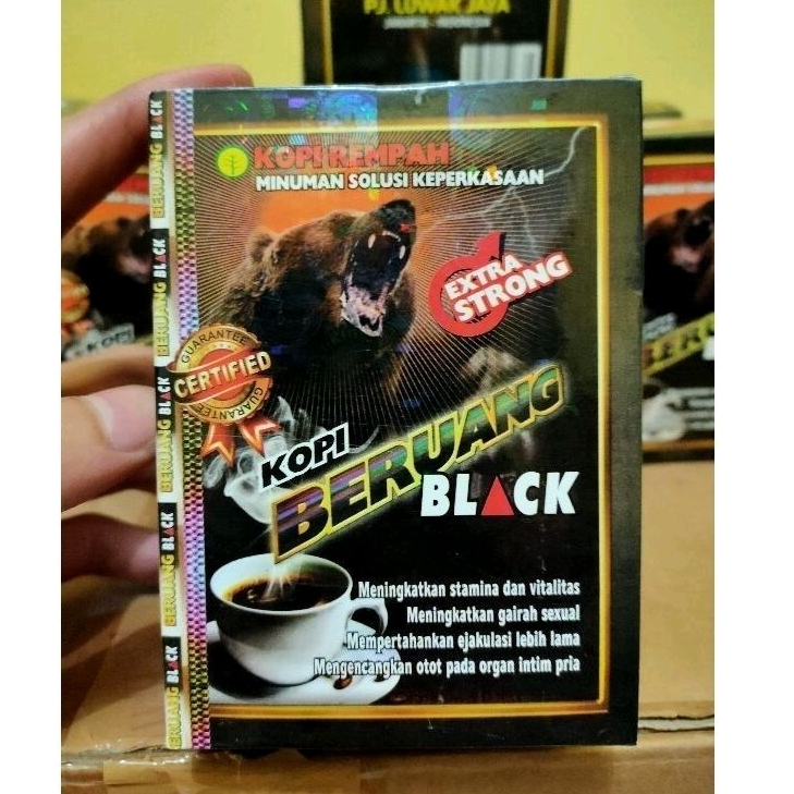 

BERUANG KOPI REMPAH HITAM