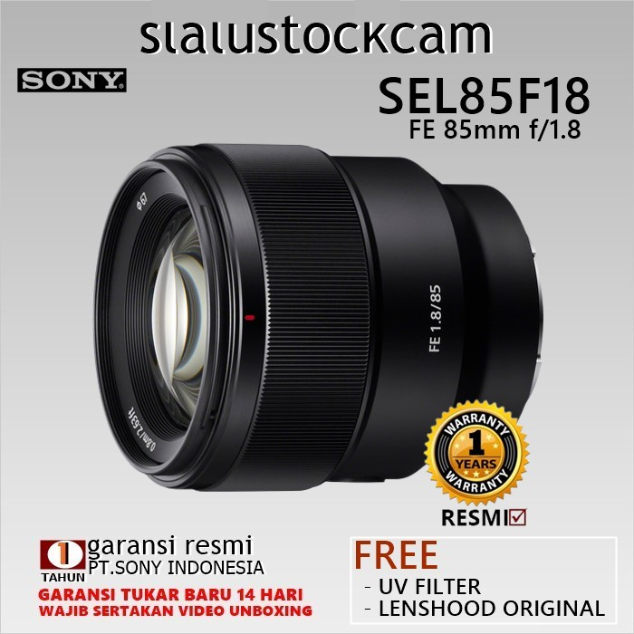Sony FE 85mm f1.8 Sony 85 mm f/1.8 GARANSI RESMI