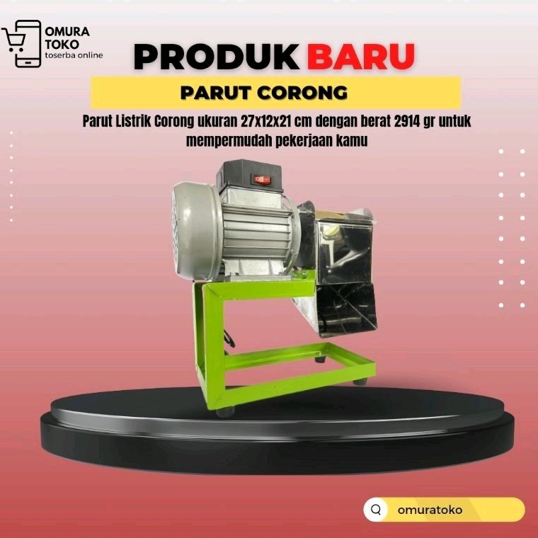 Mesin Parut Corong Listrik | Parutan Listrik | Mesin Parut Kelapa | Parutan Kelapa | Omura Toko