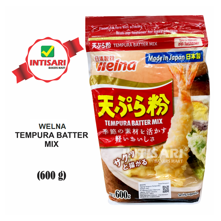 

WELNA TEMPURA BATTER MIX (NISSIN TEMPURAKO) 600 G