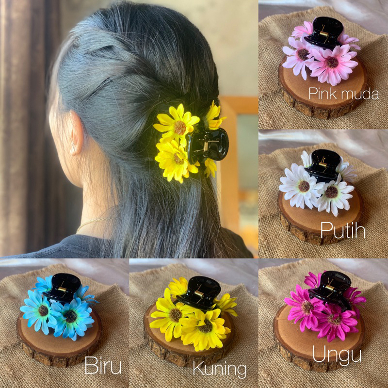 JEDAI BUNGA DAISY / jedai bunga / jepit bunga