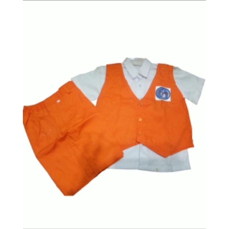 SERAGAM TK PERTIWI ORANGE