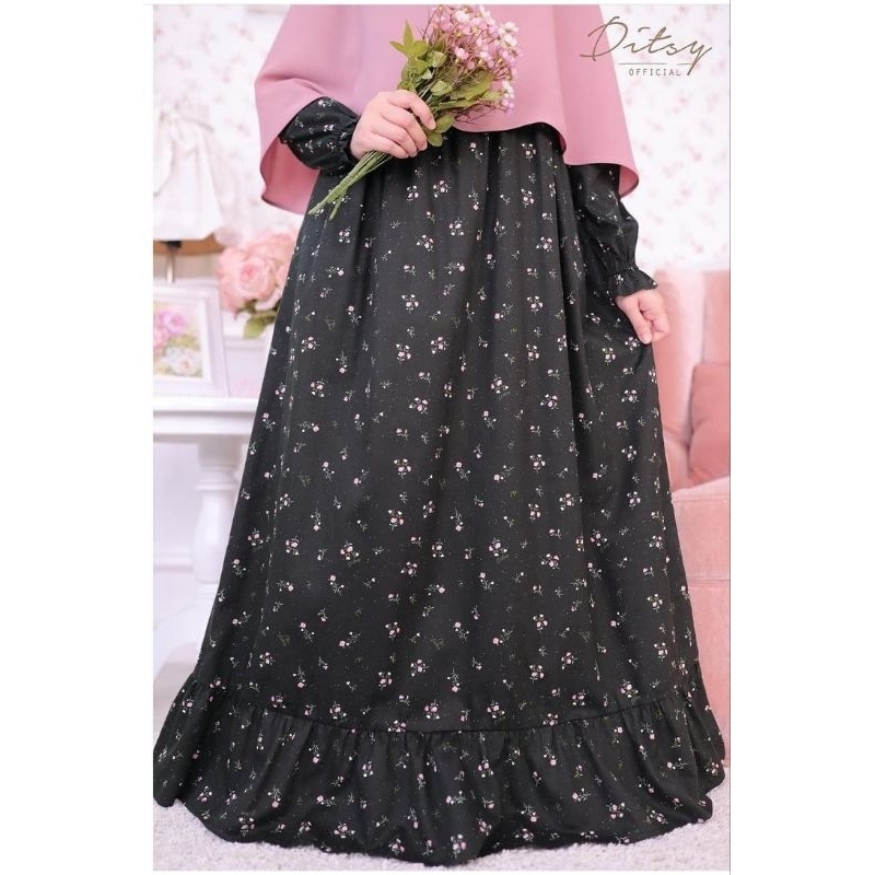 Ditsy Raelyn Black Jumbo