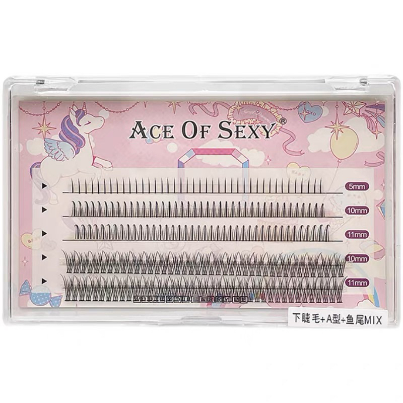 Eyelashes Type A Eyelashes Korea Douyin Look Eyelashes Satuan Eyelashes Fairy Look