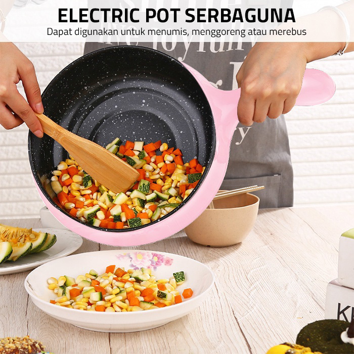 GM Bear Panci Listrik Serbaguna 1.2L P0259 - Electric Cooking Pot Image 4