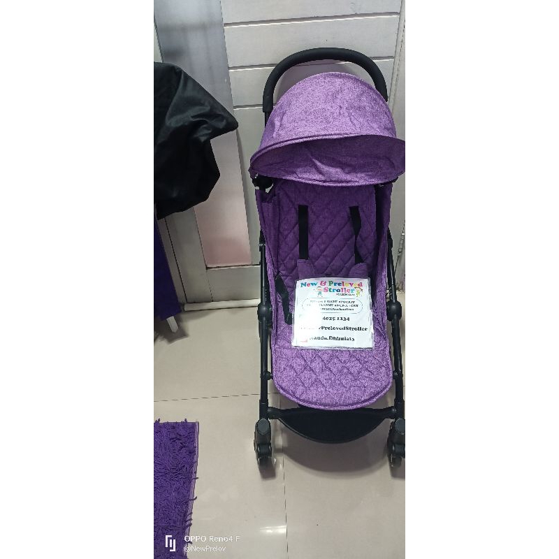 stroller ungu Miven eclaire cabin size